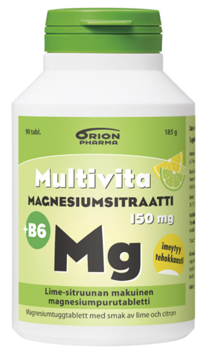 MULTIVITA MAGN.SITR+B6 LIME-SITR. 150MG