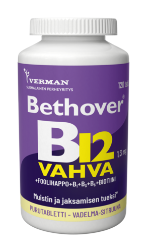 Bethover Strong B12 Vadelma-Sitruuna
