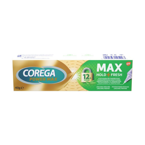 COREGA MAX HOLD + FRESH hammasproteesin kiinnitysvoide